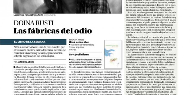 «Eliza a los once años» en La Opinión de Málaga